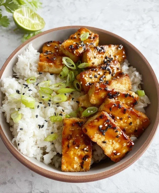 Honey Garlic Tofu