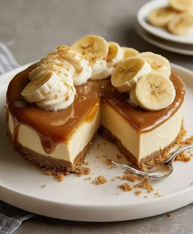 No-Bake Banoffee Cheesecake