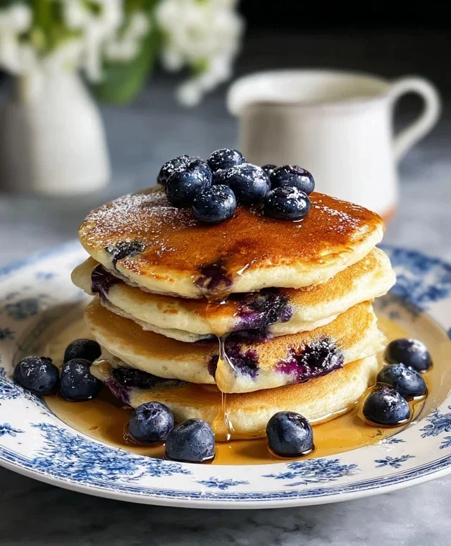 Easy Blueberry Pancake