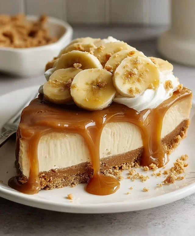 No-Bake Banoffee Cheesecake