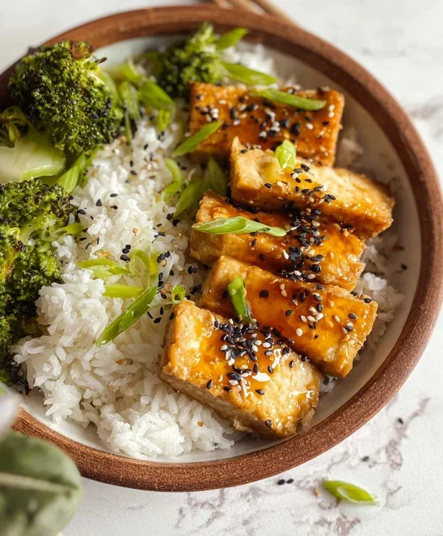 Honey Garlic Tofu
