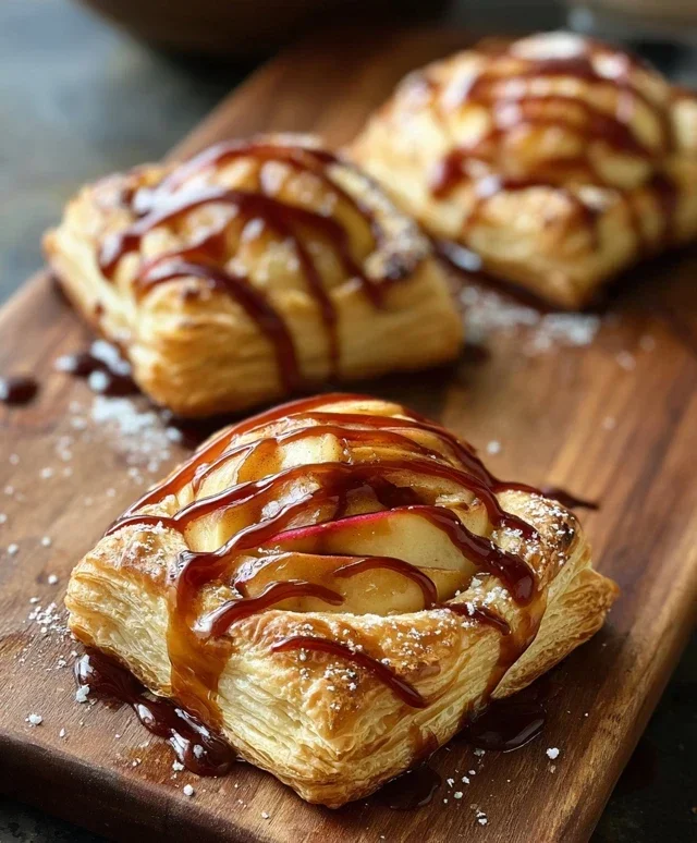 Caramel Apple Puff Pastries