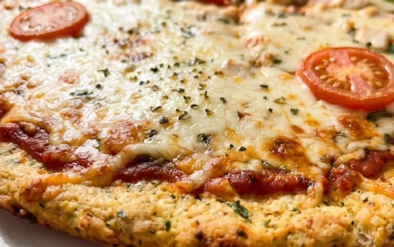 Chicken Crust Pizza (Low Carb + High Protein