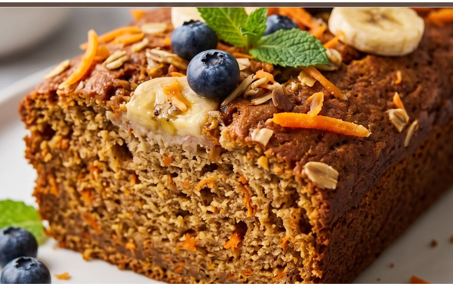 Dairy Free Carrot Cake Banana Bread