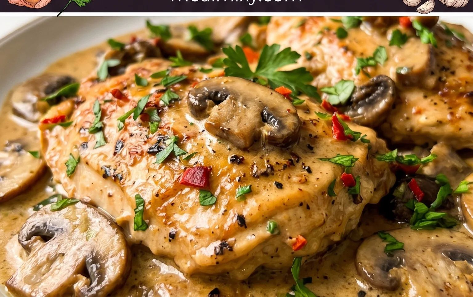 Creamy Mushroom Chicken Recipe