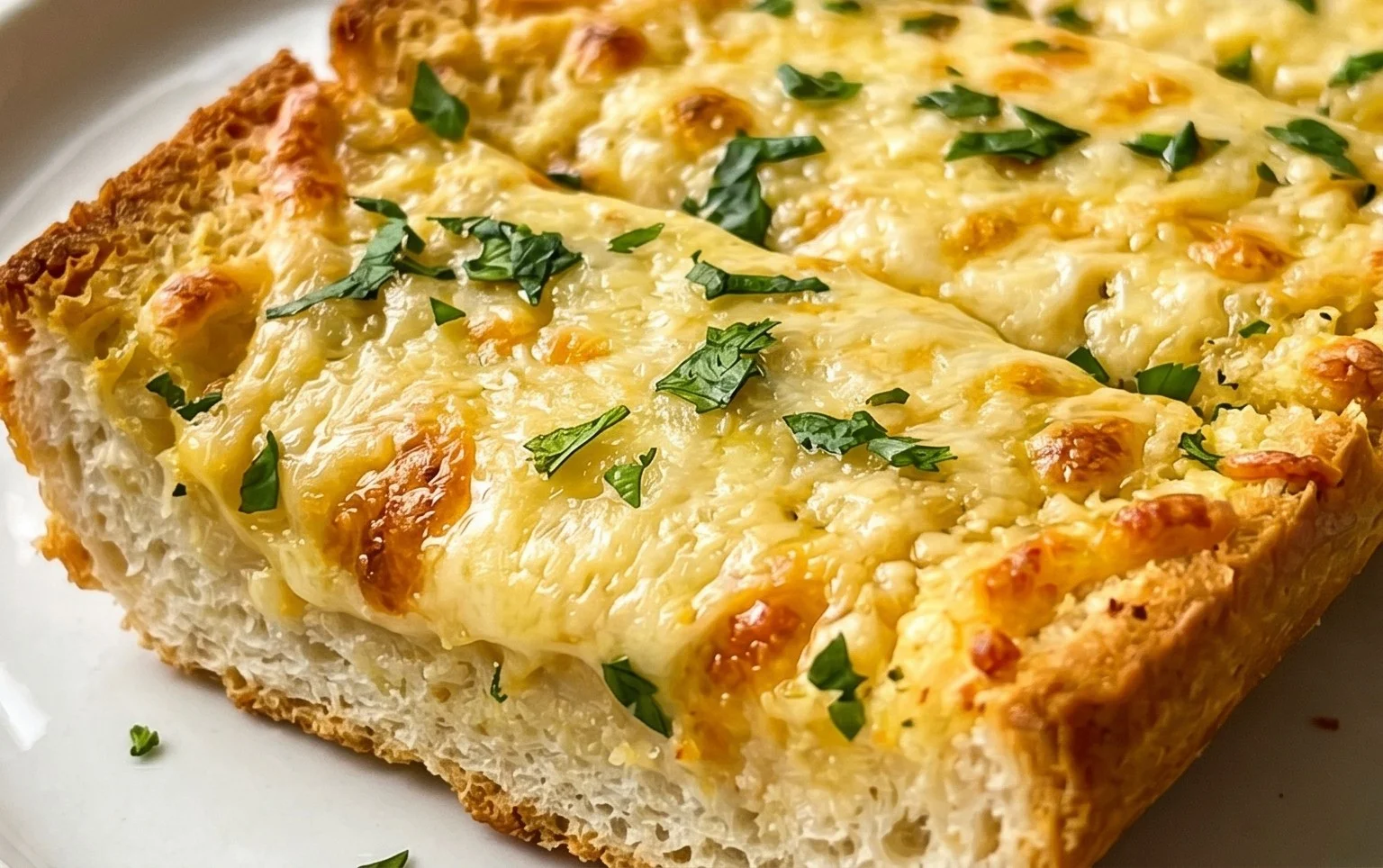 BEST CHEESY GARLIC BREAD RECIPE