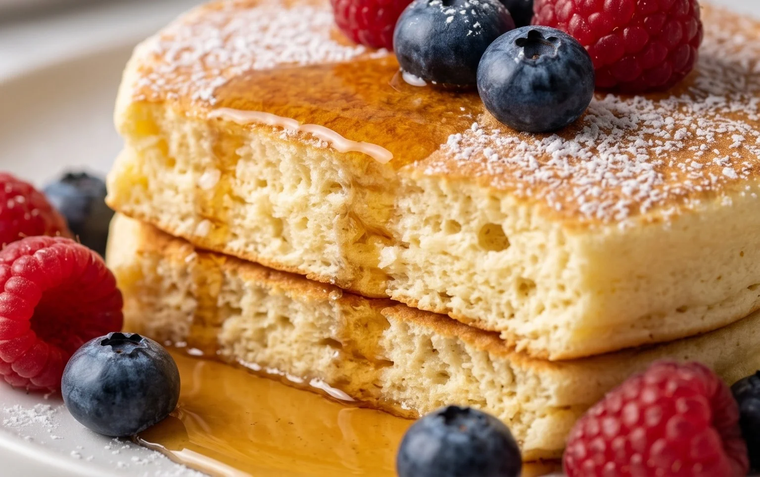 Fluffy Japanese Soufflé Pancakes
