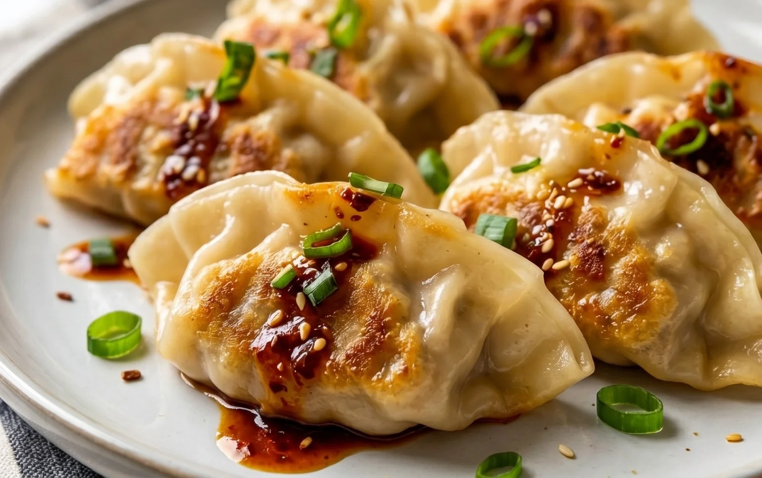 Chicken Potstickers (Pan Fried Dumplings)