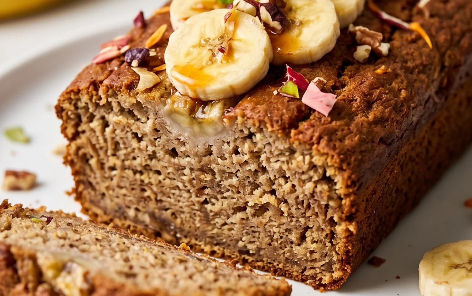 Healthy 5-Ingredient Flourless Banana Bread