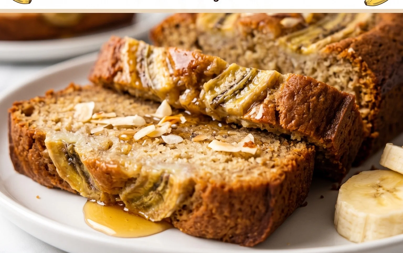 The BEST Honey Vanilla Banana Bread ~ Soft & Fluffy, Easy Recipe