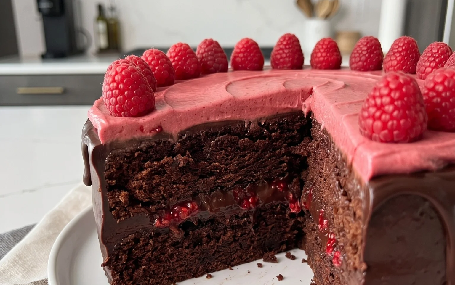 Chocolate Raspberry Cake
