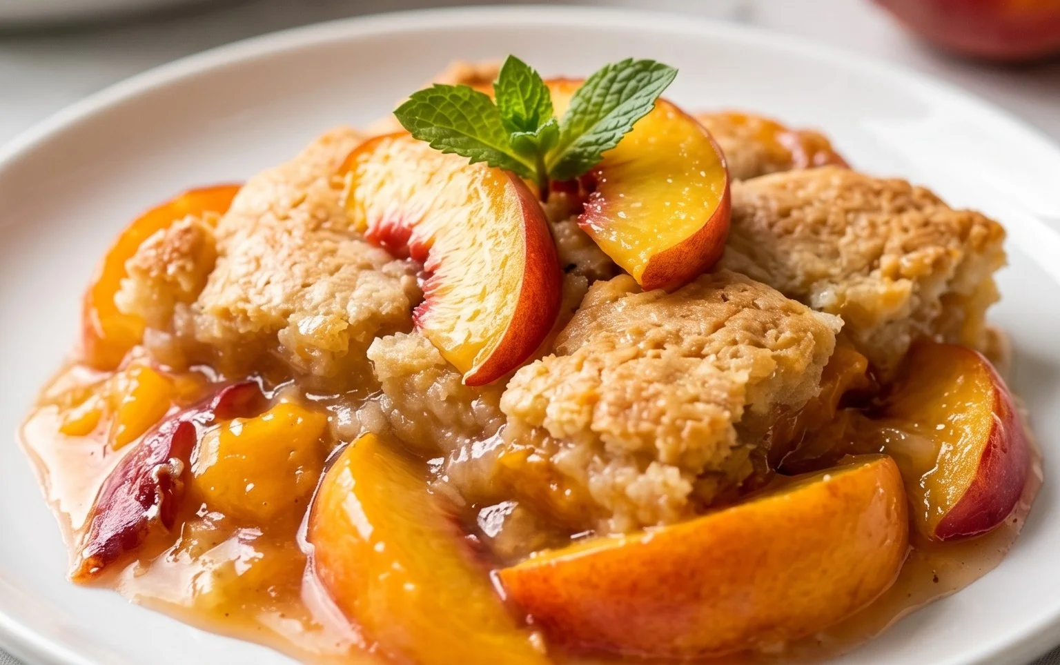 Fresh Peach Cobbler