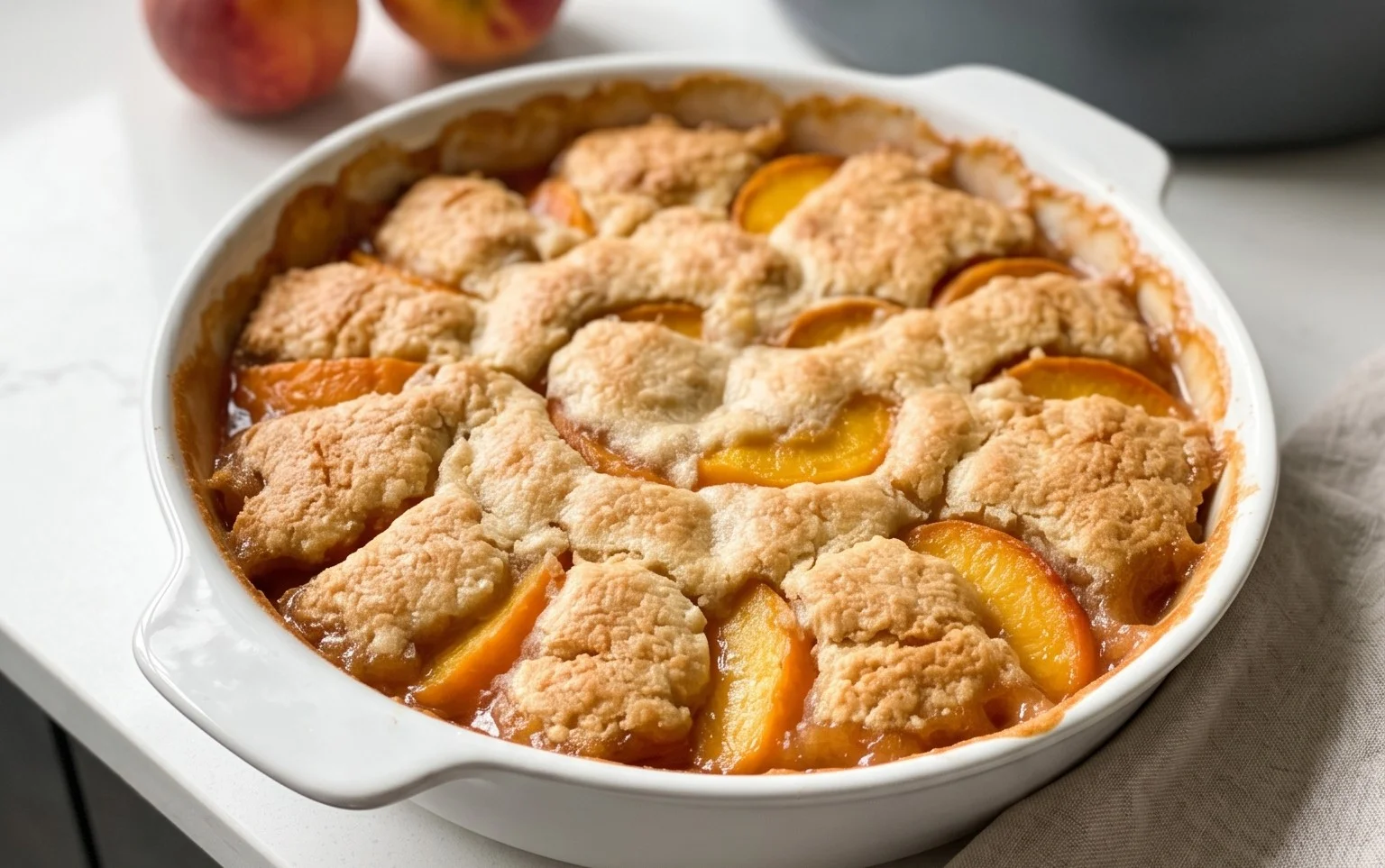 Fresh Peach Cobbler