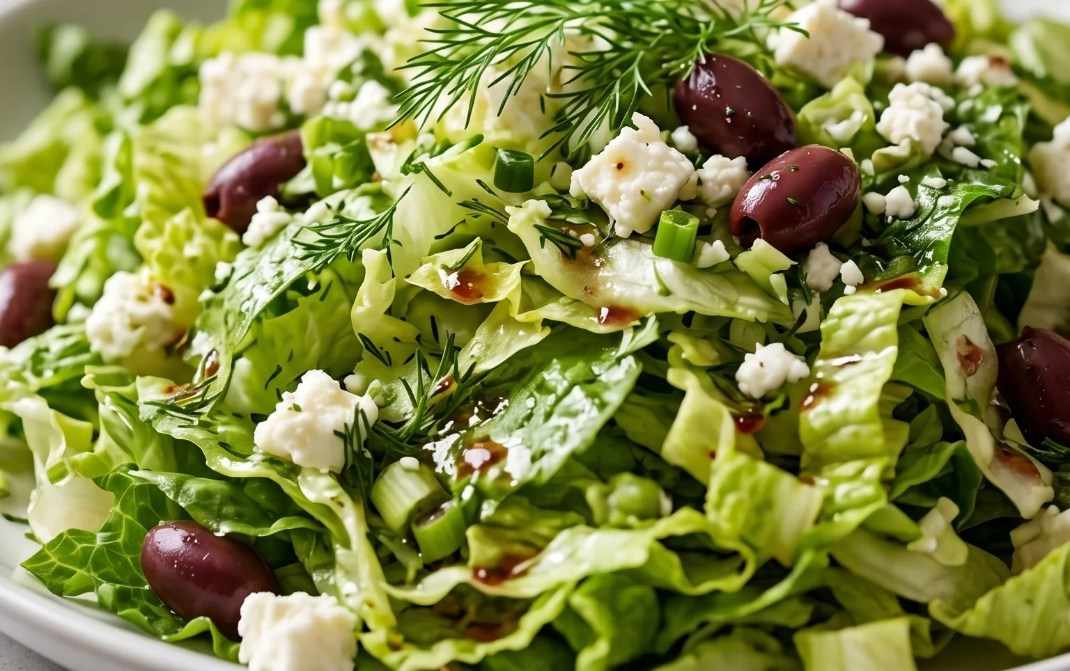 Maroulosalata (Greek Lettuce Salad)