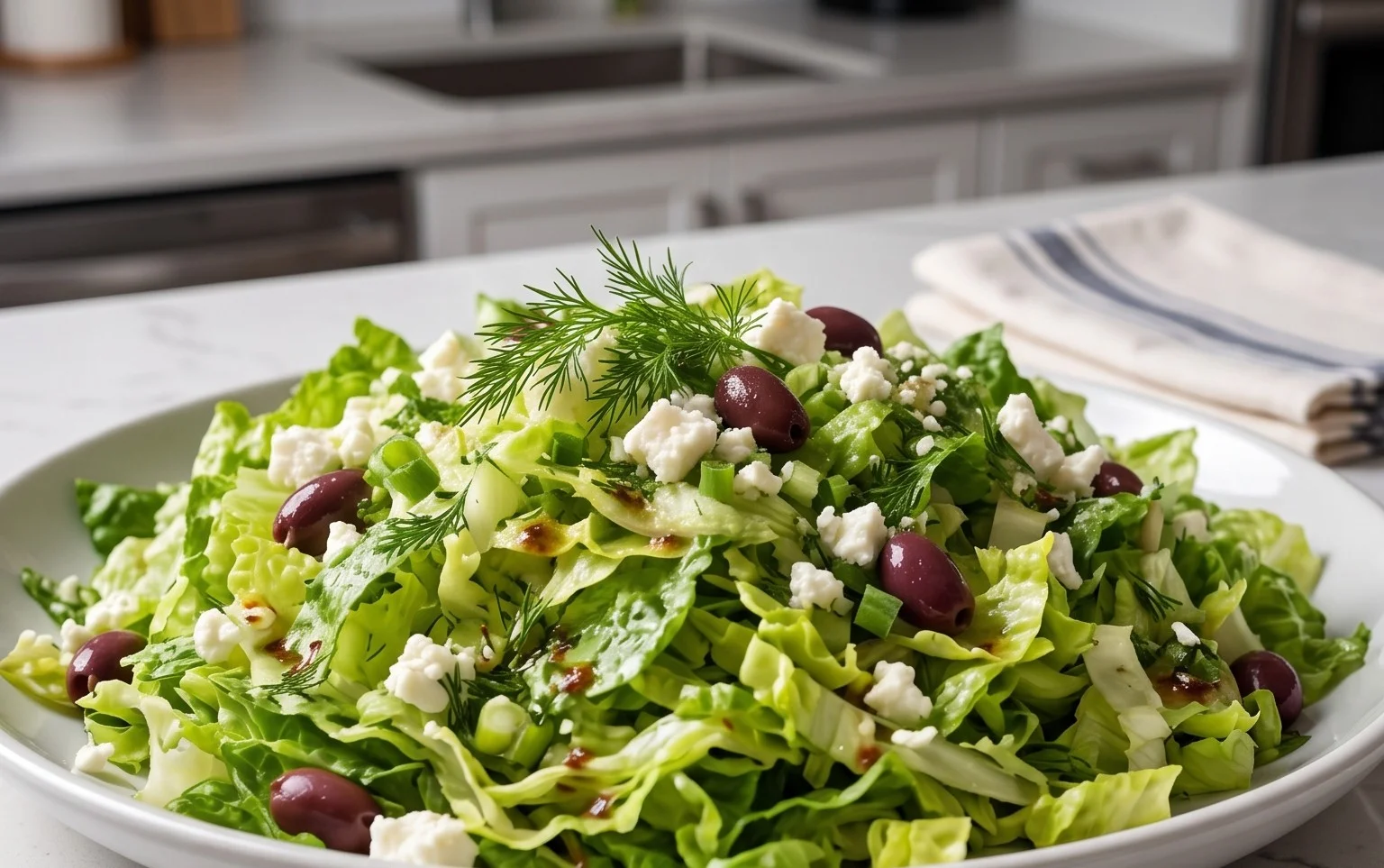 Maroulosalata (Greek Lettuce Salad)