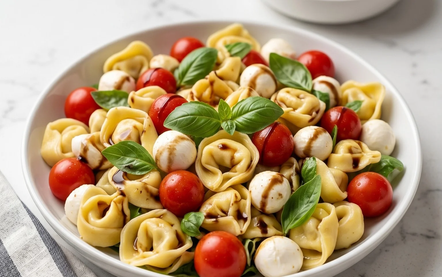 Tortellini Caprese Salad
