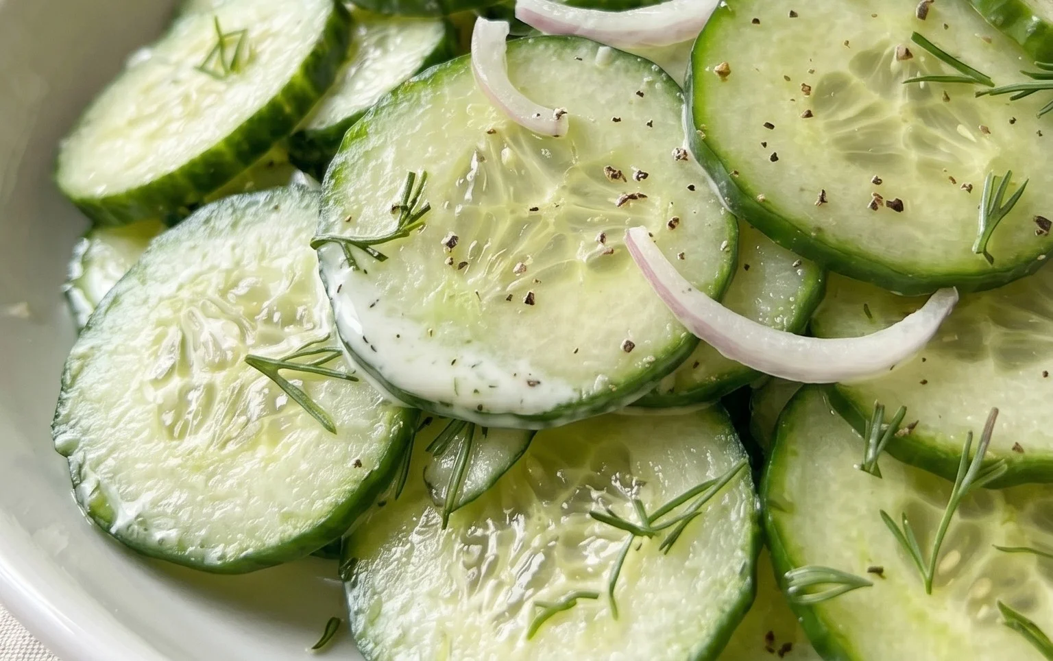 Polish Cucumber Salad