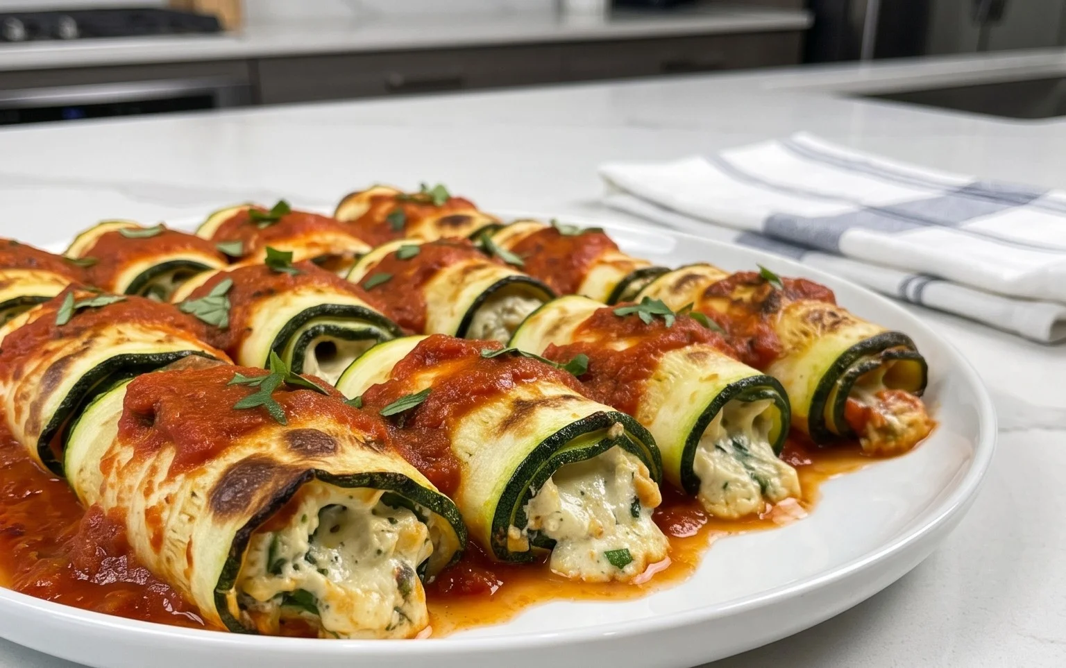 Vegan Zucchini Rollatini