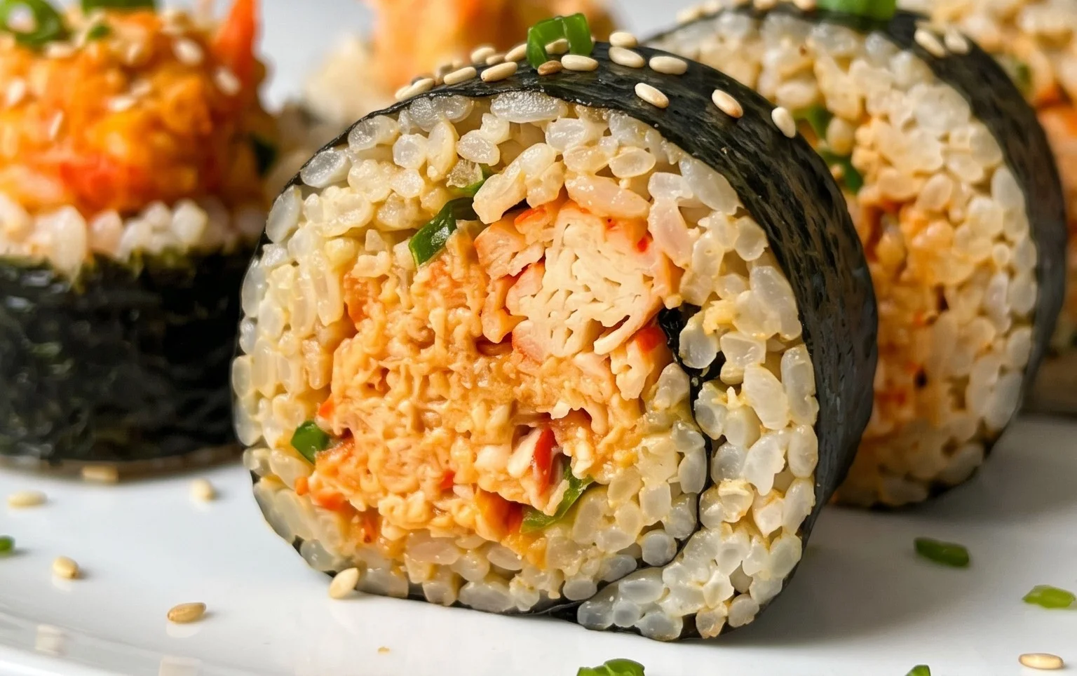 Kani Sushi (Spicy Crab Roll)