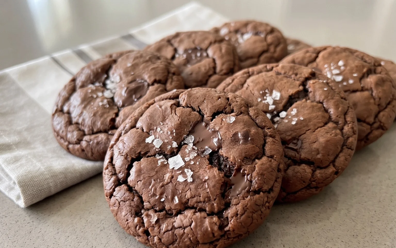 Salted Brownie Cookies