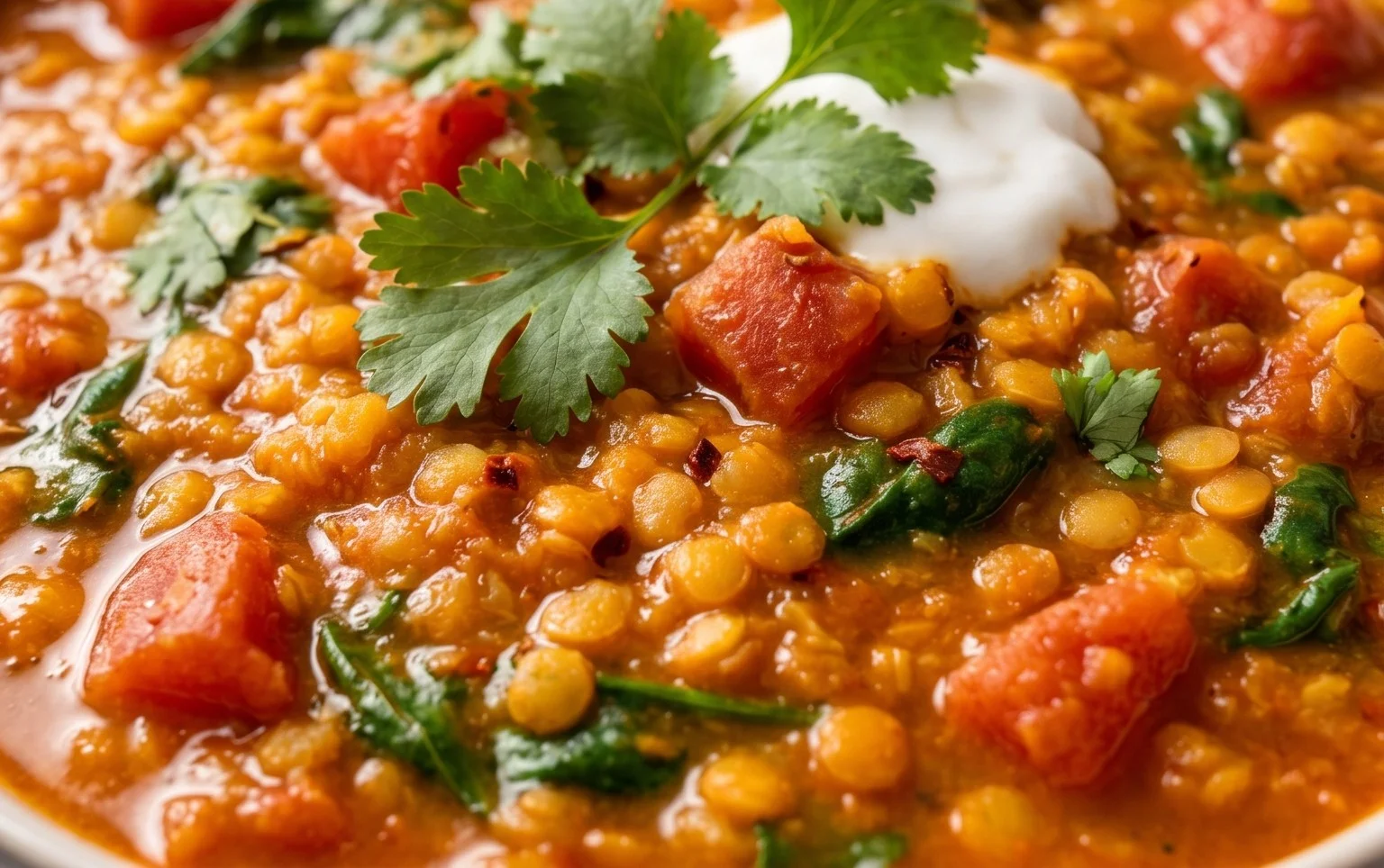 Spicy Red Lentil Curry