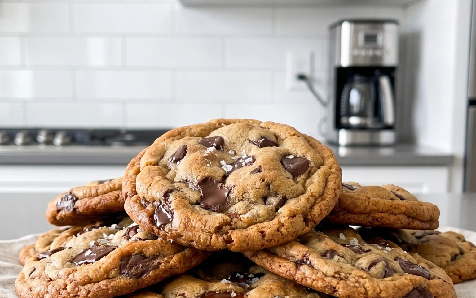 Crispy and Chewy Chocolate Chip Cookies