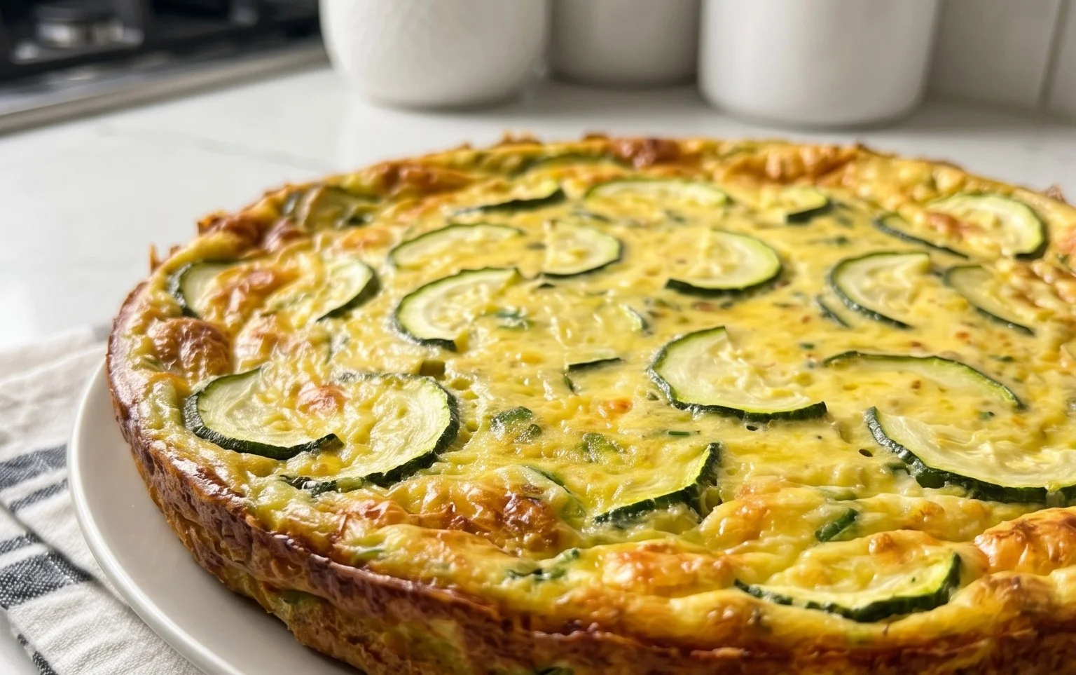 Crustless Zucchini Quiche Recipe