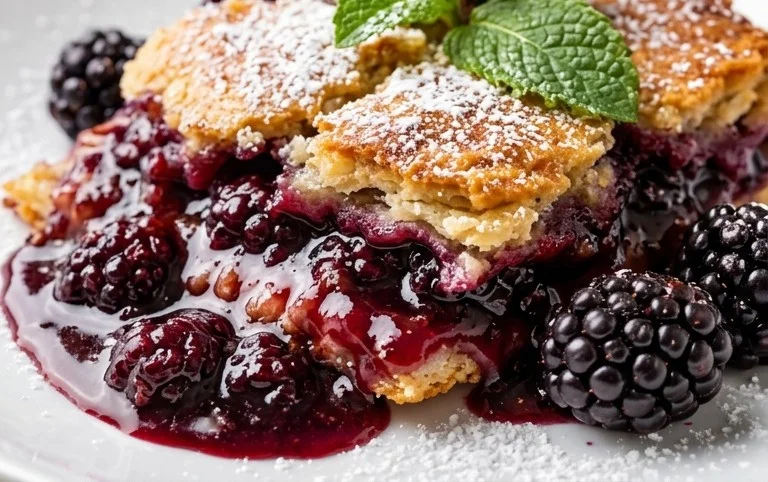The Pioneer Women's Blackberry Cobbler