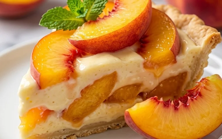 Peaches and Cream Pie
