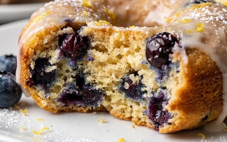 Blueberry Cake Donuts