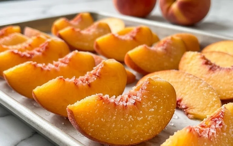 Freezing Peaches, How to Easily Freeze Peaches
