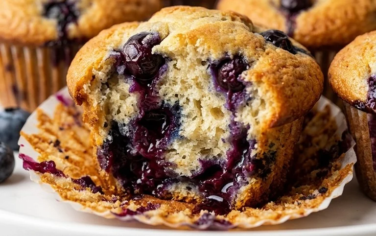 Homemade Blueberry Muffins