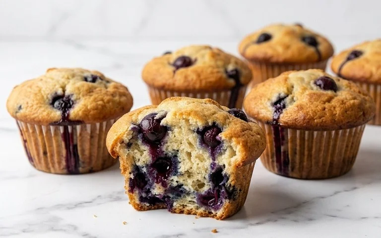 Homemade Blueberry Muffins
