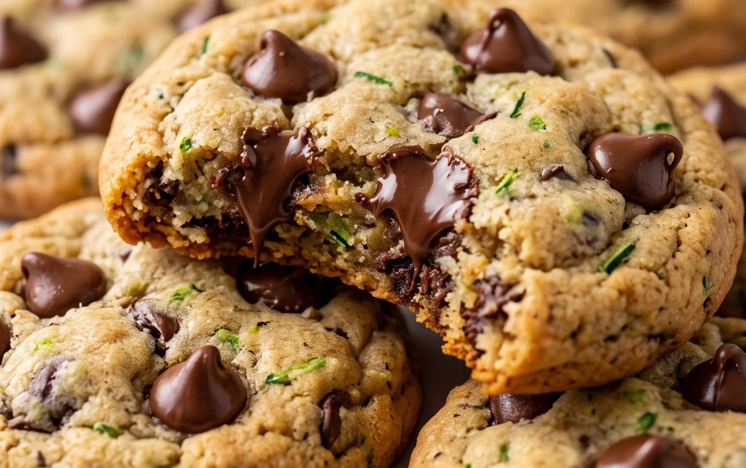 Zucchini Chocolate Chip Cookies