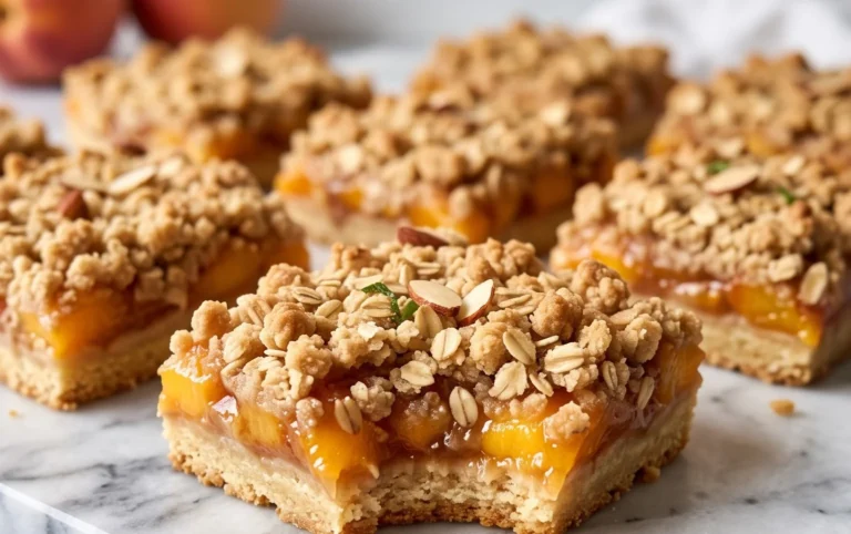 Fresh Peach Crum extractb Bars