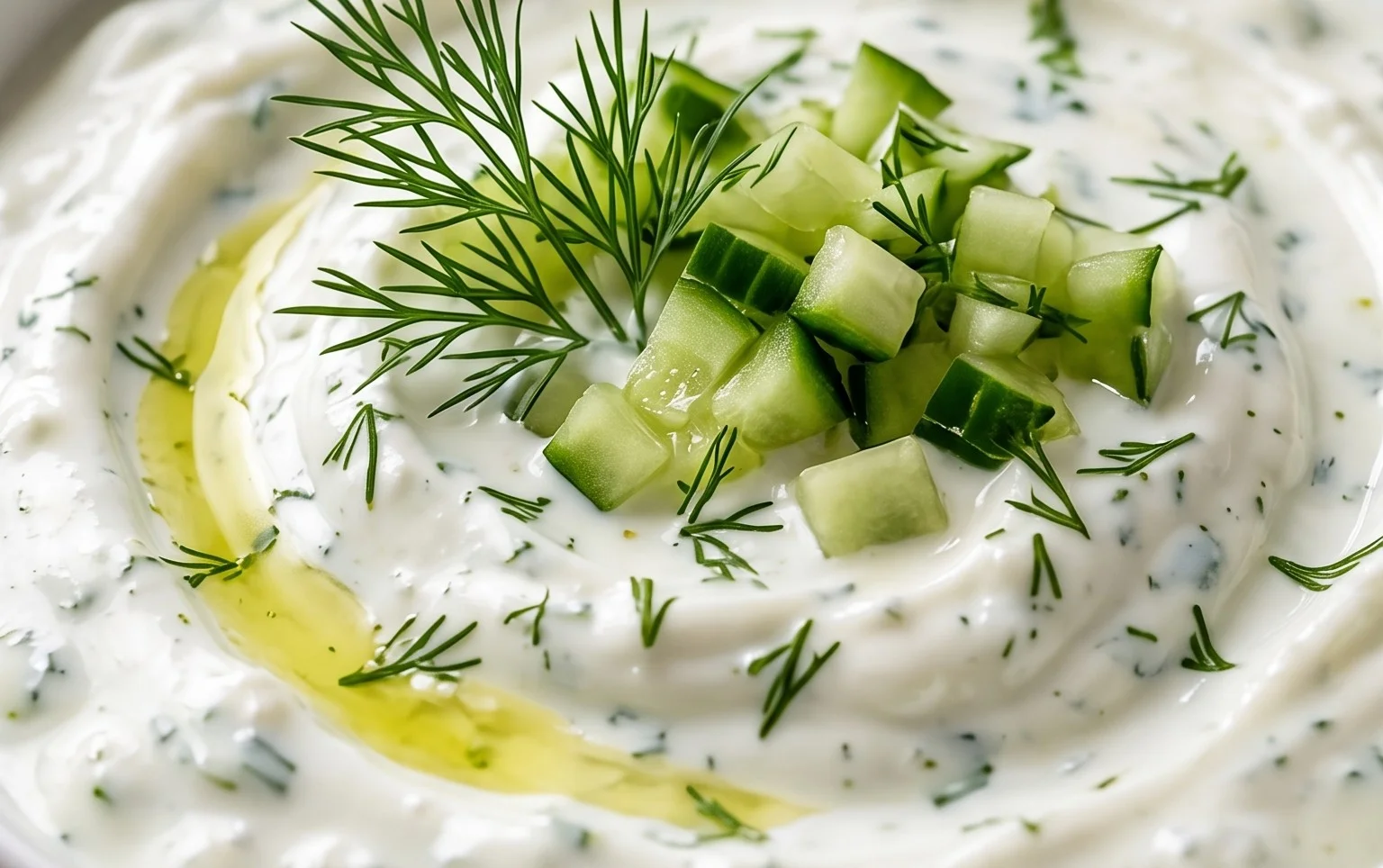 Cucumber Dip with Sour Cream and Dill