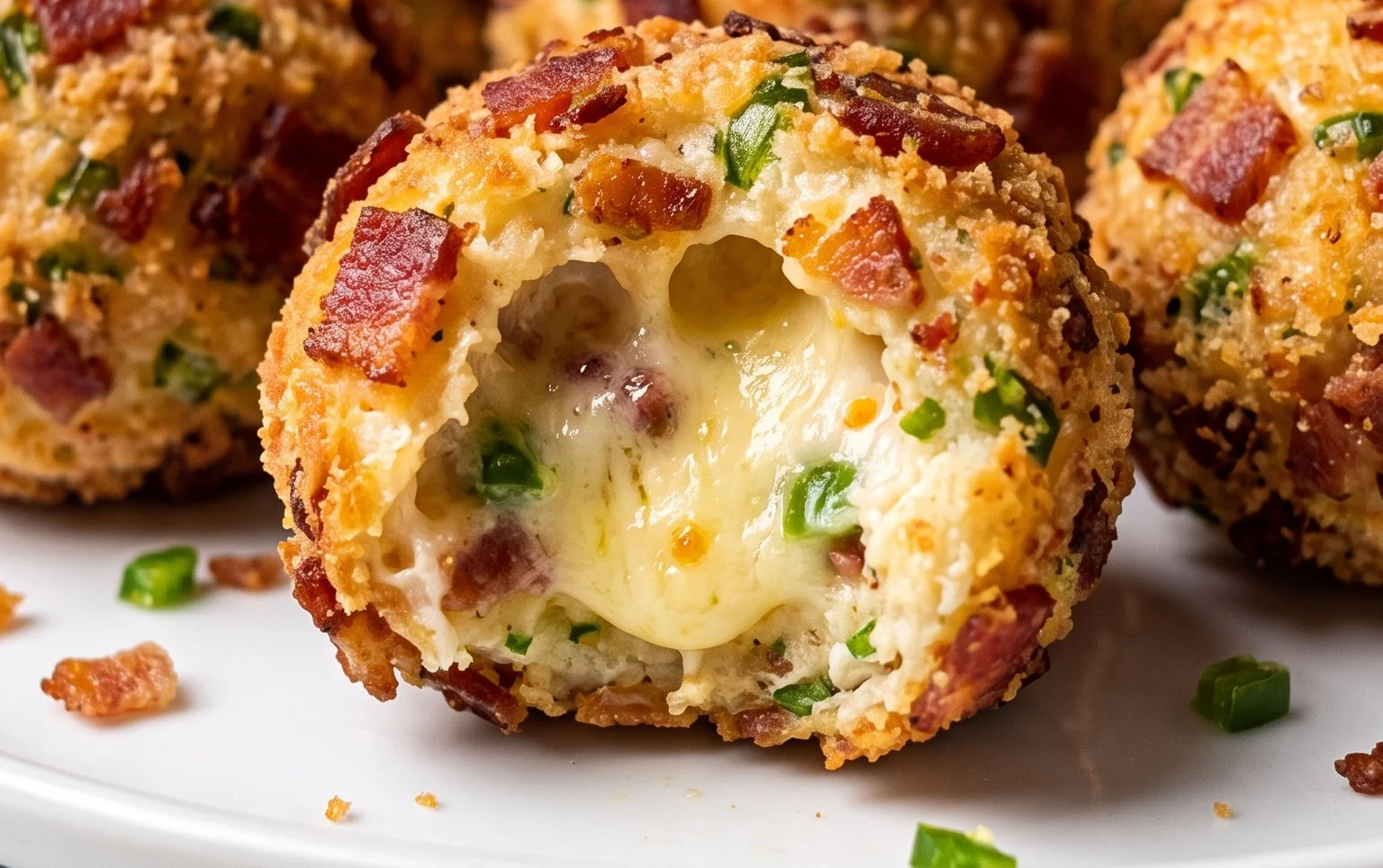 Beef Bacon Jalapeño Popper Cheese Balls