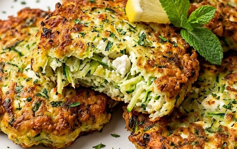 Kolokithokeftedes (Greek Zucchini Fritters)