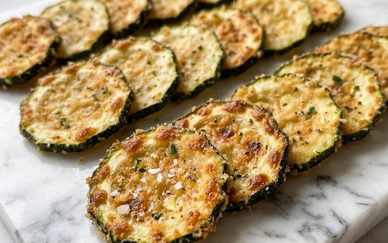 Crispy Baked Zucchini Chips