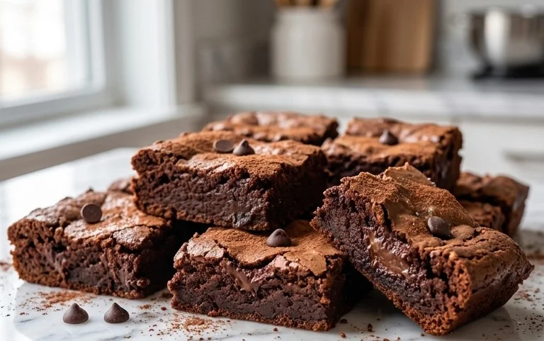 Flourless Chickpea Brownies (Vegan & Gluten Free)
