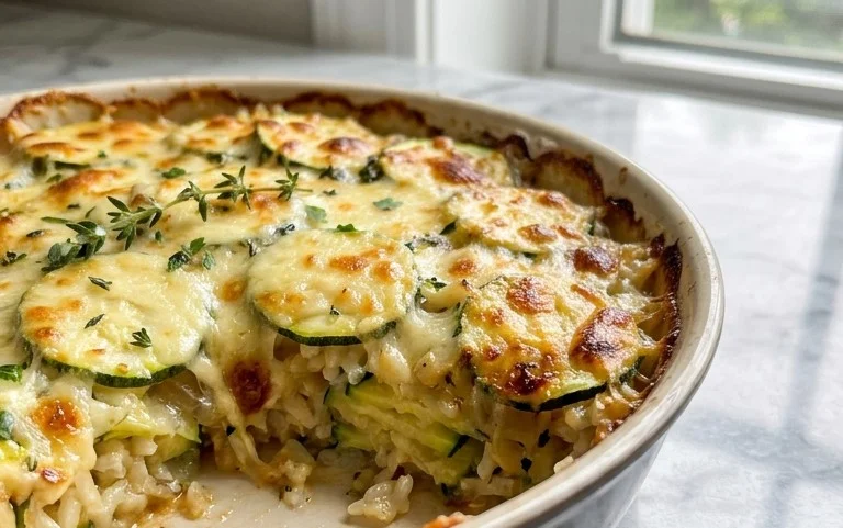 Julia Child's Zucchini and Rice Gratin (Tian de Courgettes au Riz)