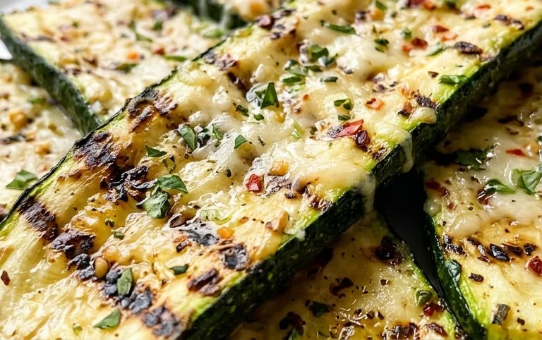 Grilled Zucchini with Parmesan