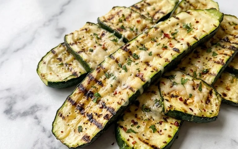 Grilled Zucchini with Parmesan