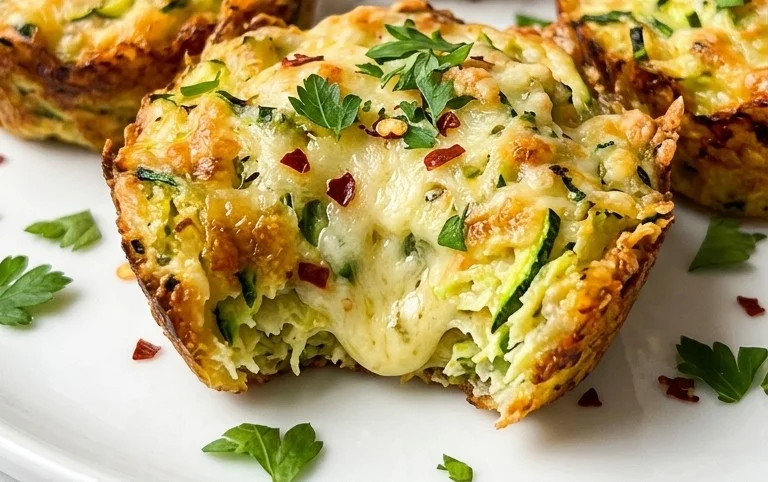 Zucchini Garlic Bites