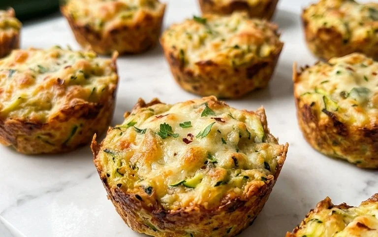 Zucchini Garlic Bites