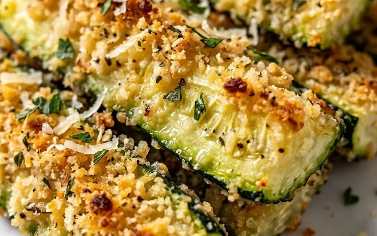 Parmesan Crusted Zucchini Sticks