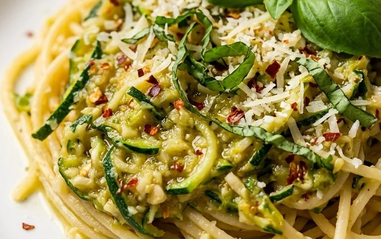 Simple Fresh Zucchini Pasta Sauce