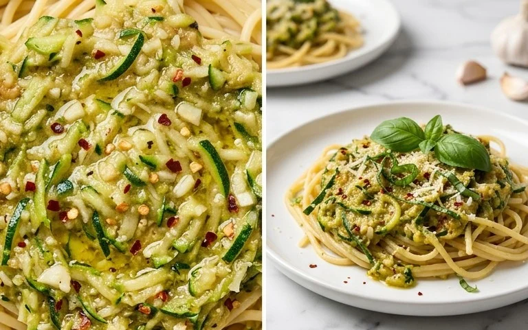 Simple Fresh Zucchini Pasta Sauce