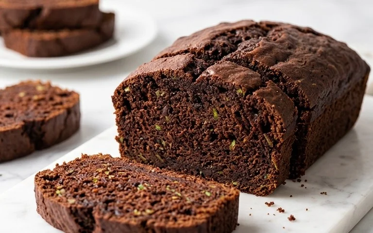 Double Dark Chocolate Zucchini Bread