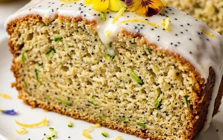 Easy Lemon Poppy Seed Zucchini Bread